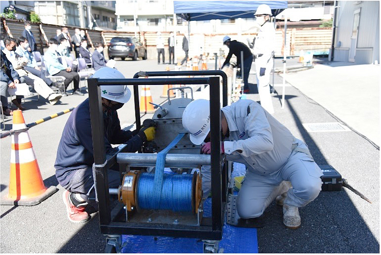 想定のスケジュールよりも効率よくデモ施工が行われました