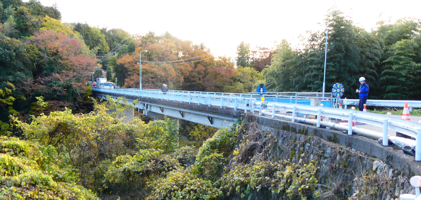 群馬県みどり市で、チューブテックス工法による日本初の水管橋更生を実施！
